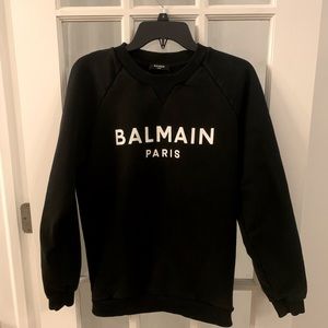 🖤 Balmain Crewneck Sweatshirt Black Size Small 🖤